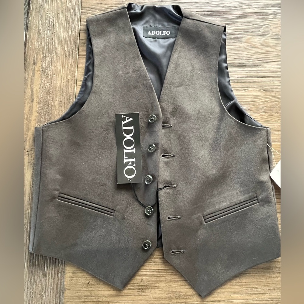 Adolfo Boys Vest Sz 10-12